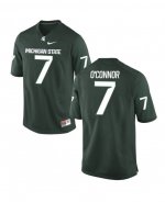 Men's Tyler O'Connor Michigan State Spartans #7 Nike NCAA Green Authentic College Stitched Football Jersey MA50Y12BM